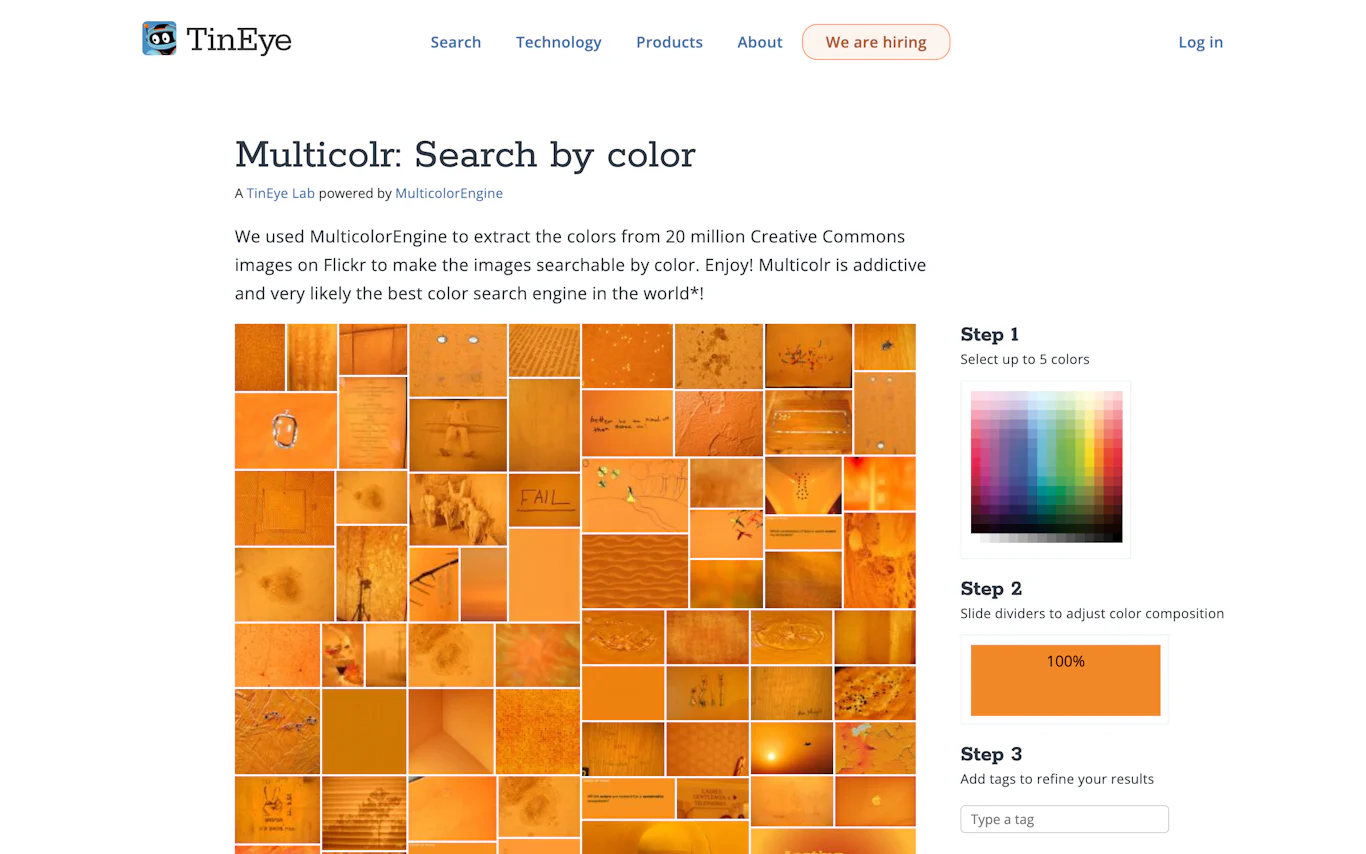 如何通过颜色搜索图像 – HTML Color Codes