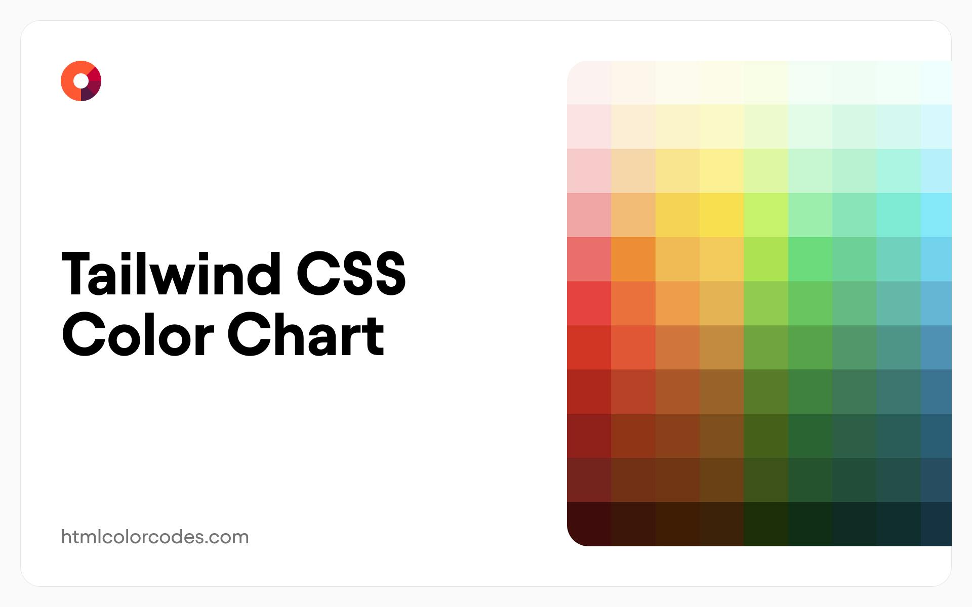 Tabla de Colores Tailwind – HTML Color Codes